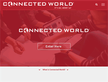 Tablet Screenshot of connectedworld.com